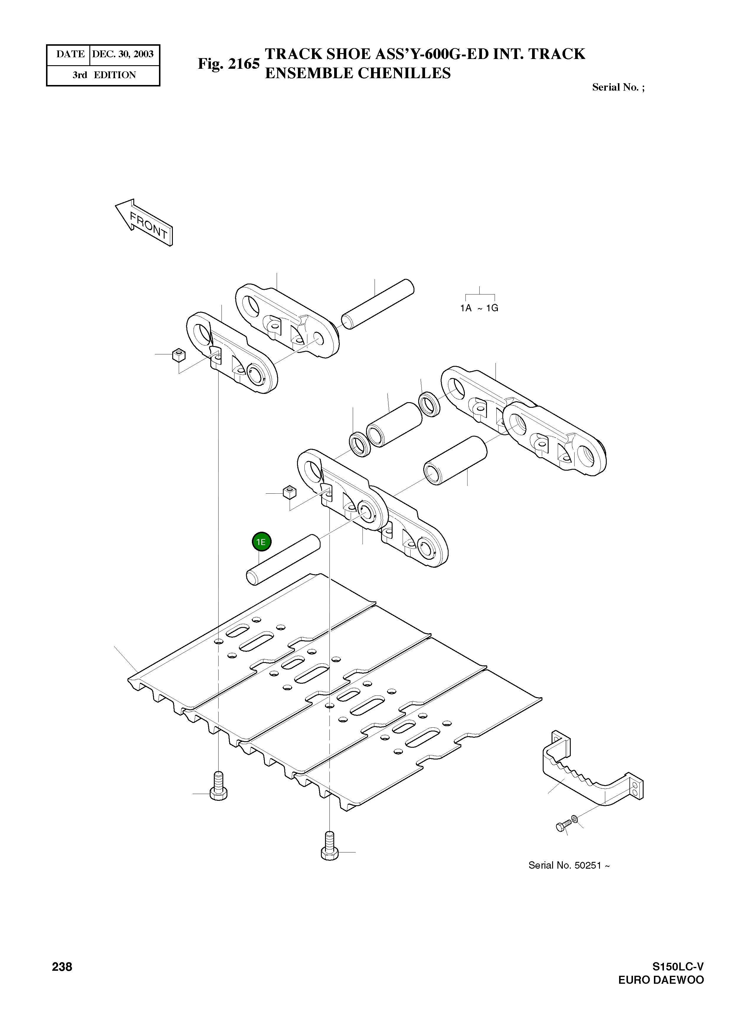 Палец 2123-7038 Komatsu