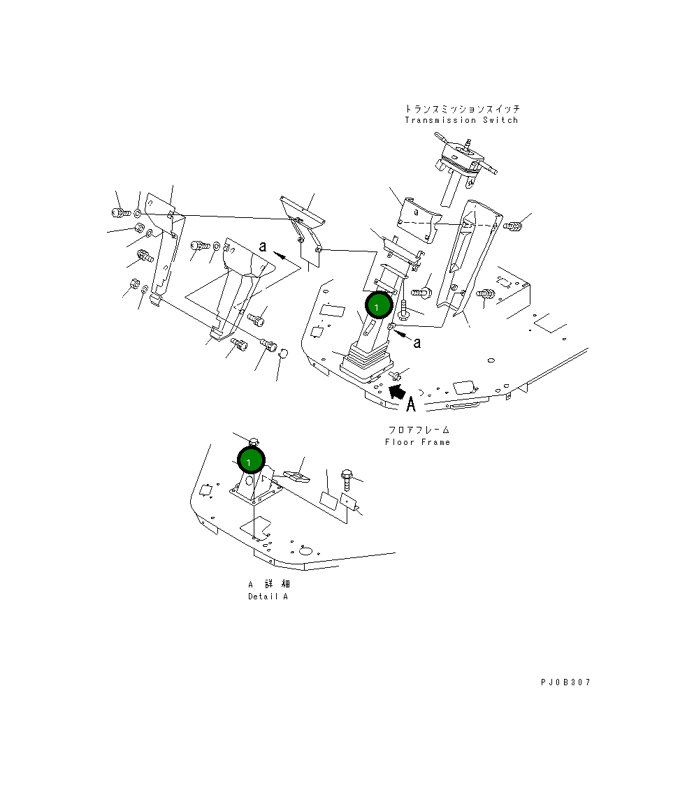 Опора 417-54-22270 Komatsu