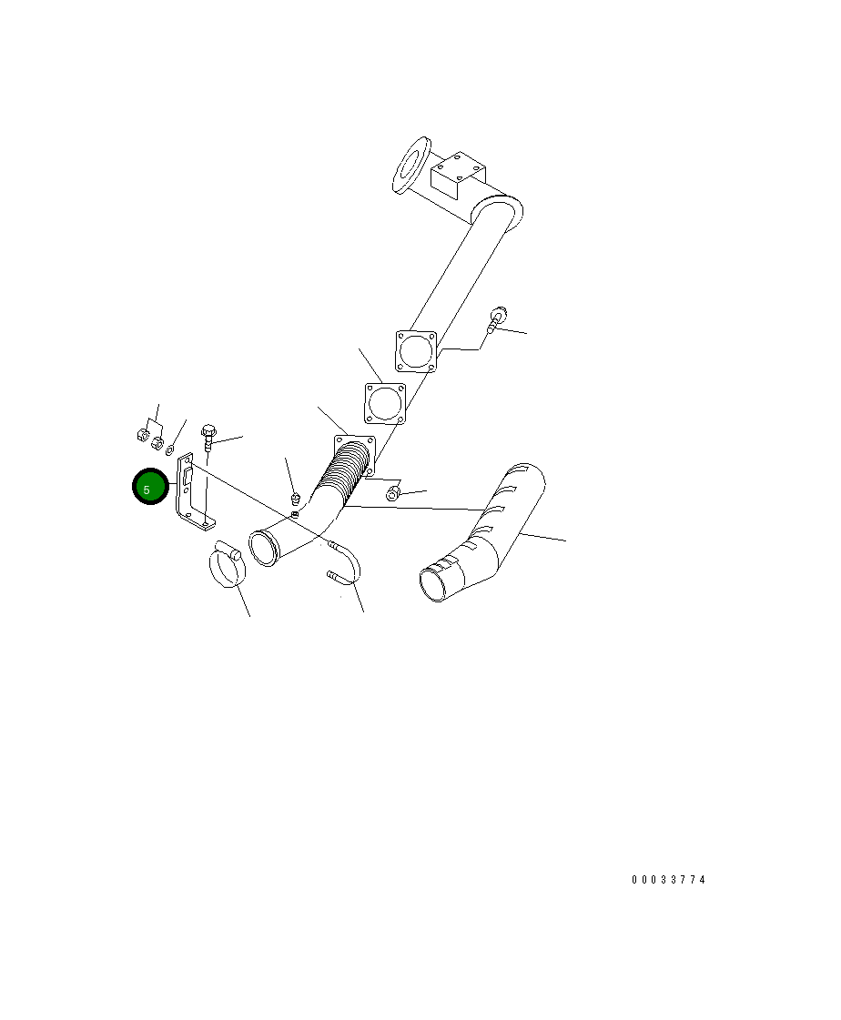 Кронштейн 567-02-71160 Komatsu
