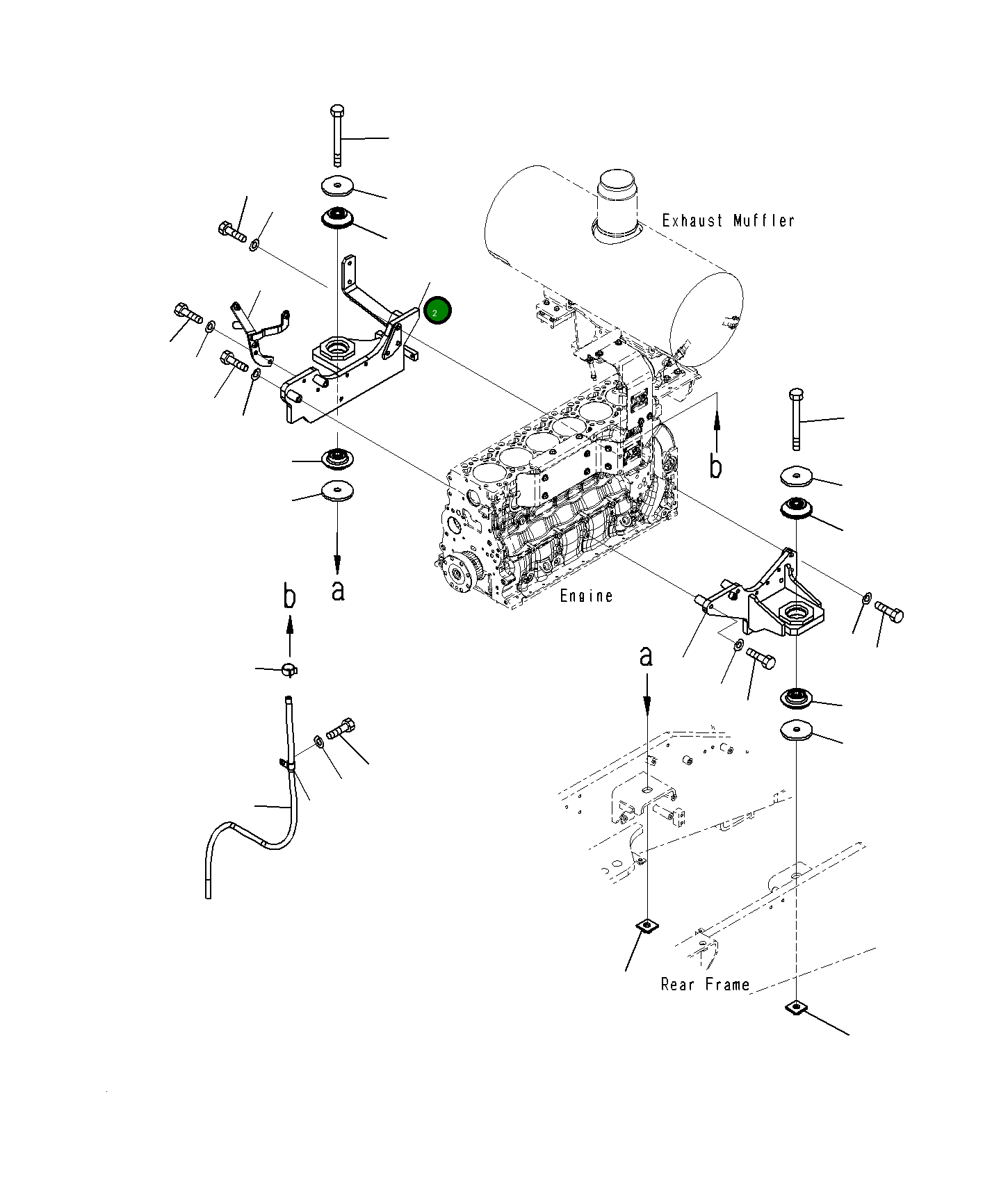 Кронштейн 23H-01-11321 Komatsu