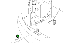 Кронштейн 201-03-89961 Komatsu