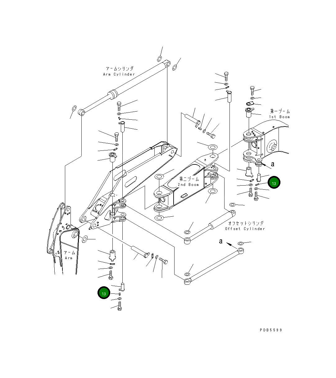 Палец 22U-70-11150 Komatsu