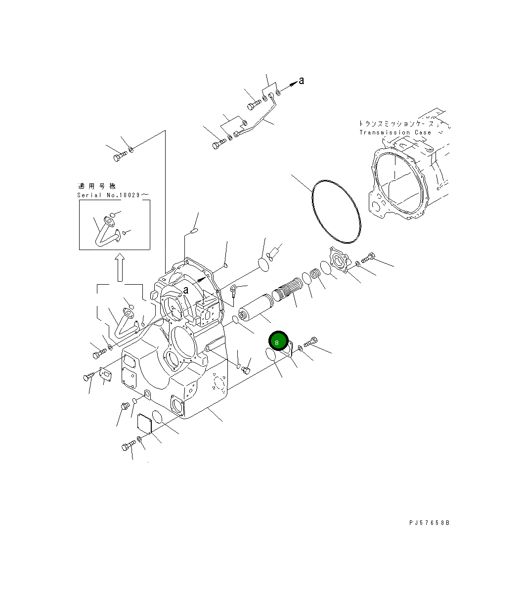 Корпус 145-14-31662 Komatsu