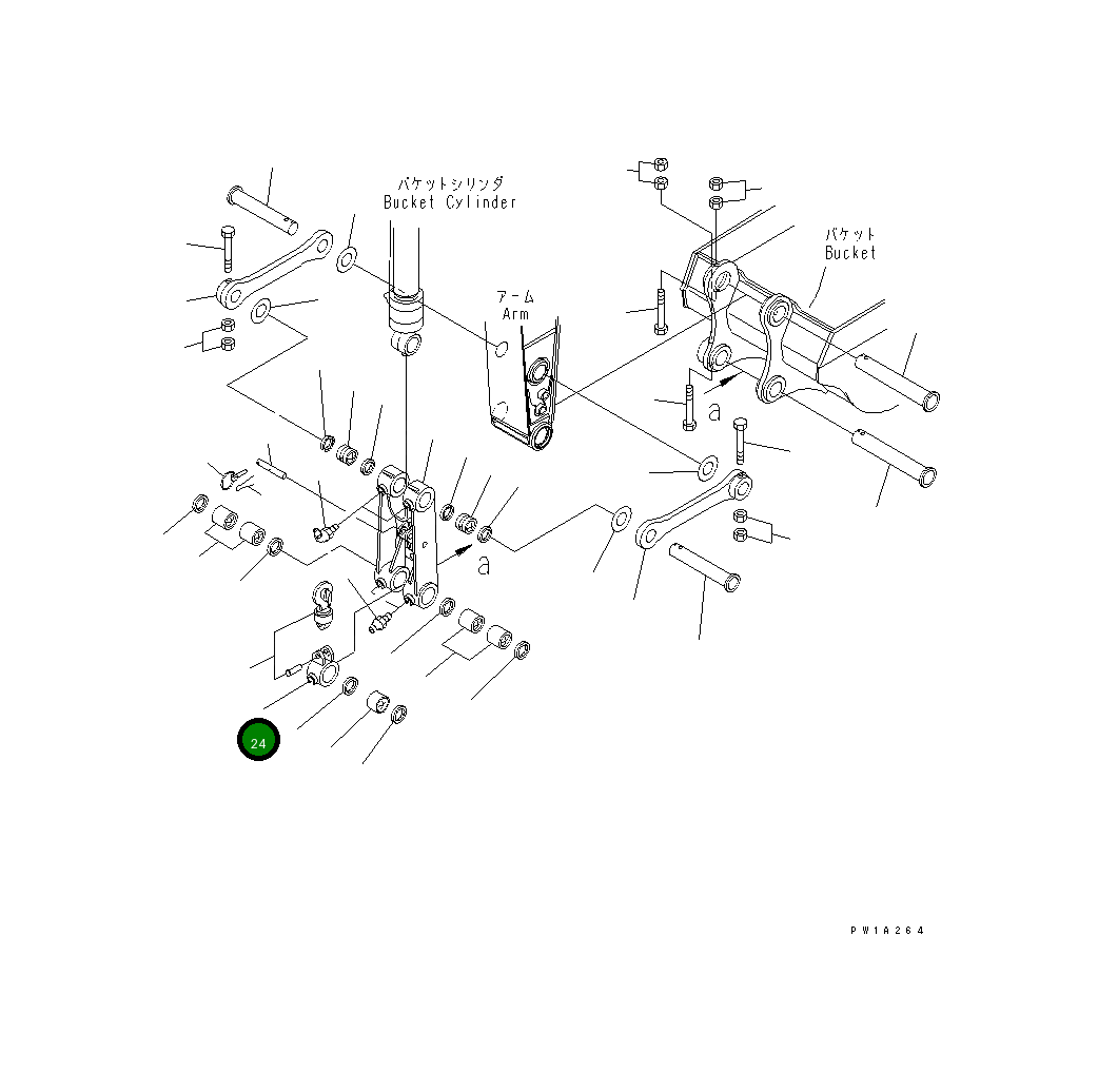 Кронштейн 22U-70-27220NK Komatsu