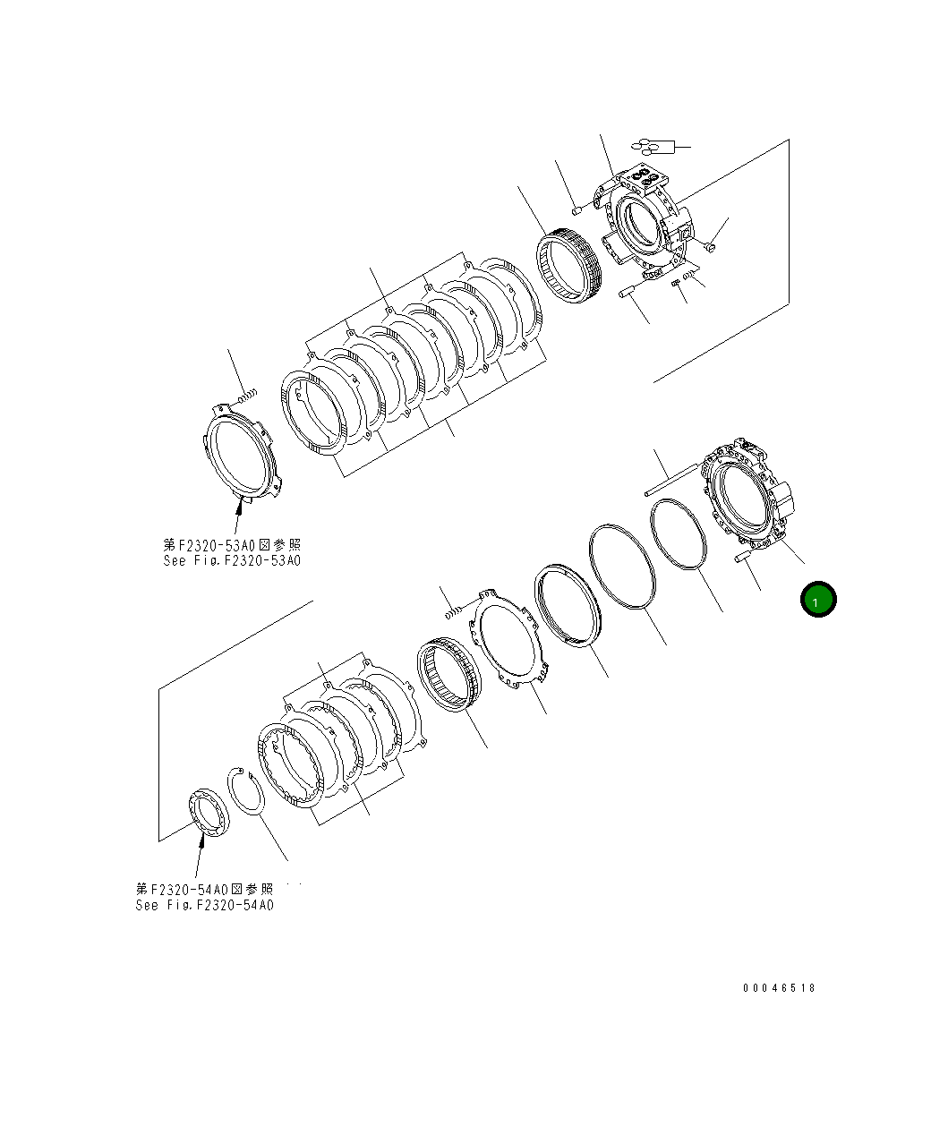 Корпус 154-15-61151 Komatsu
