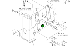 Палец 21M-46-14560 Komatsu