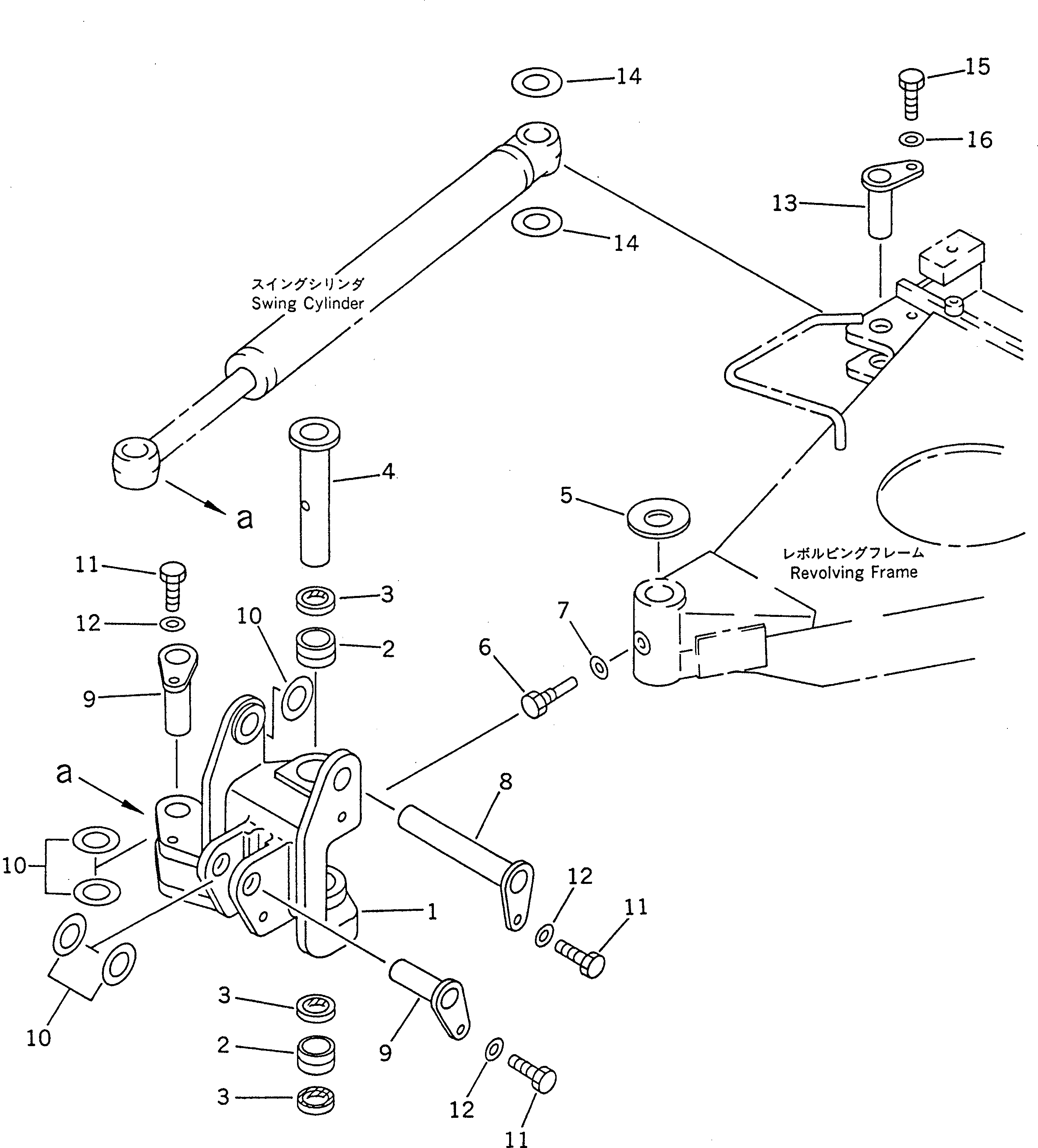 Палец 21A-70-11140 Komatsu