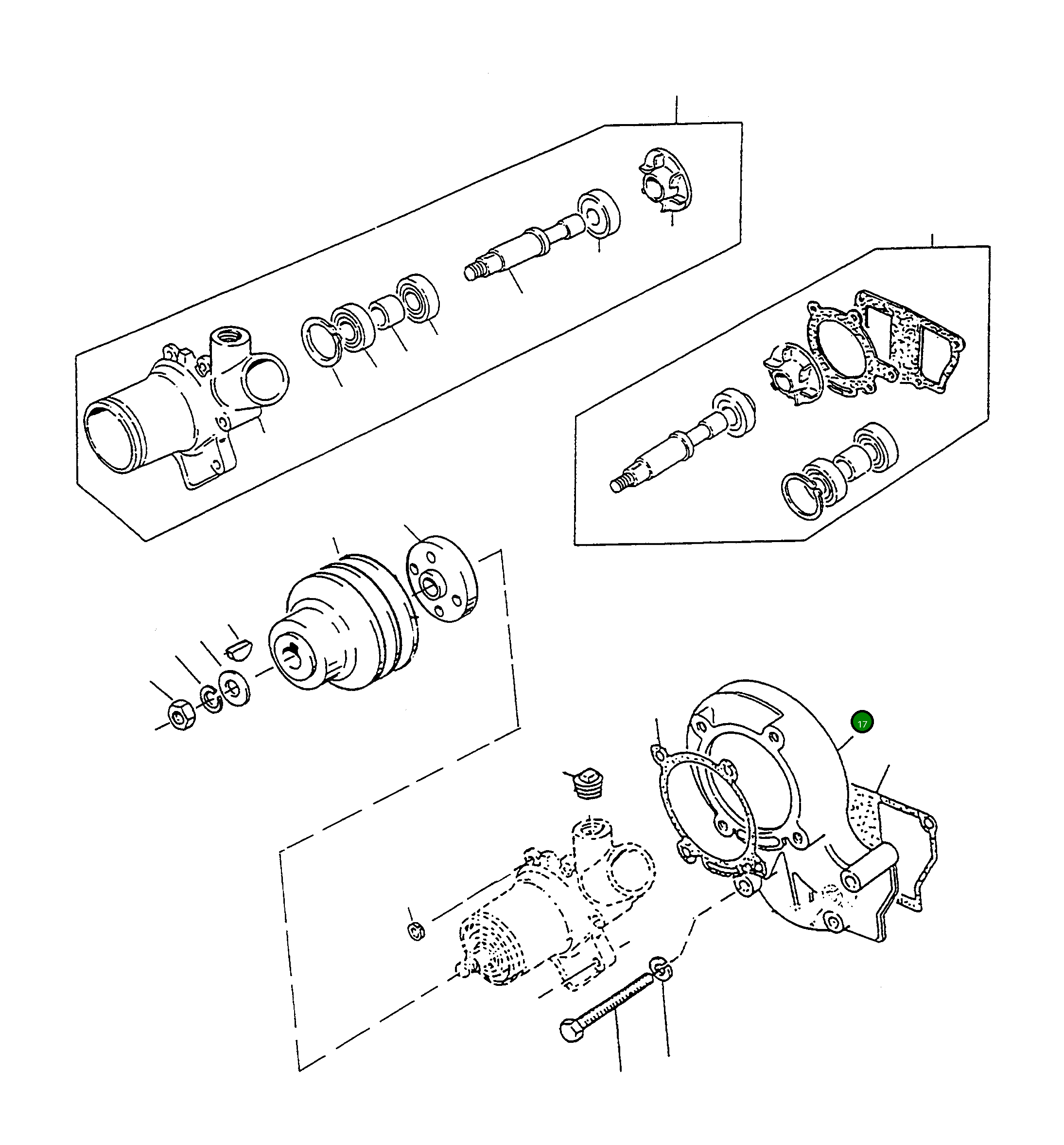 Корпус 4915383M1 Komatsu