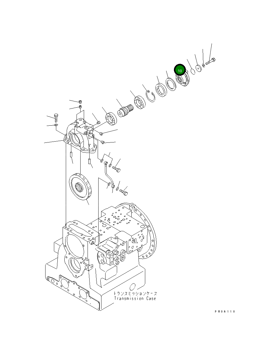 Муфта 124-Y60-6170 Komatsu
