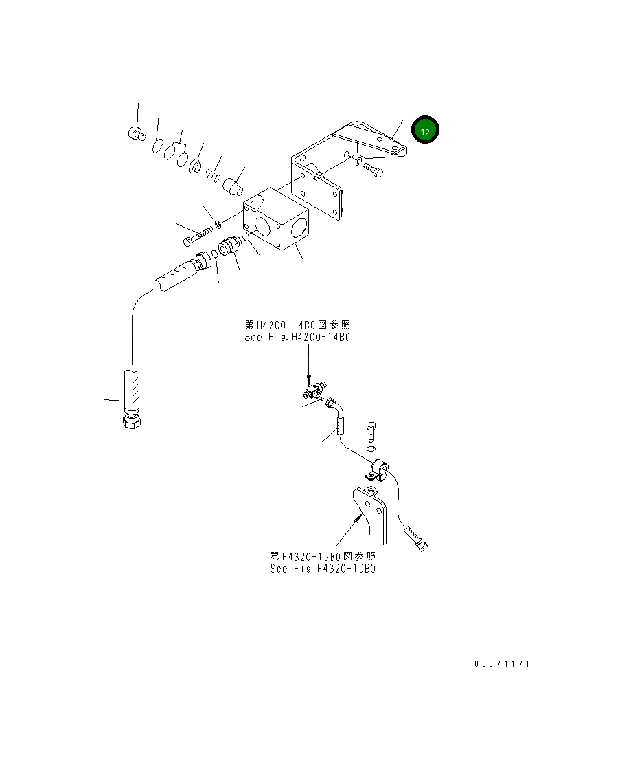 Кронштейн 427-S05-5930 Komatsu