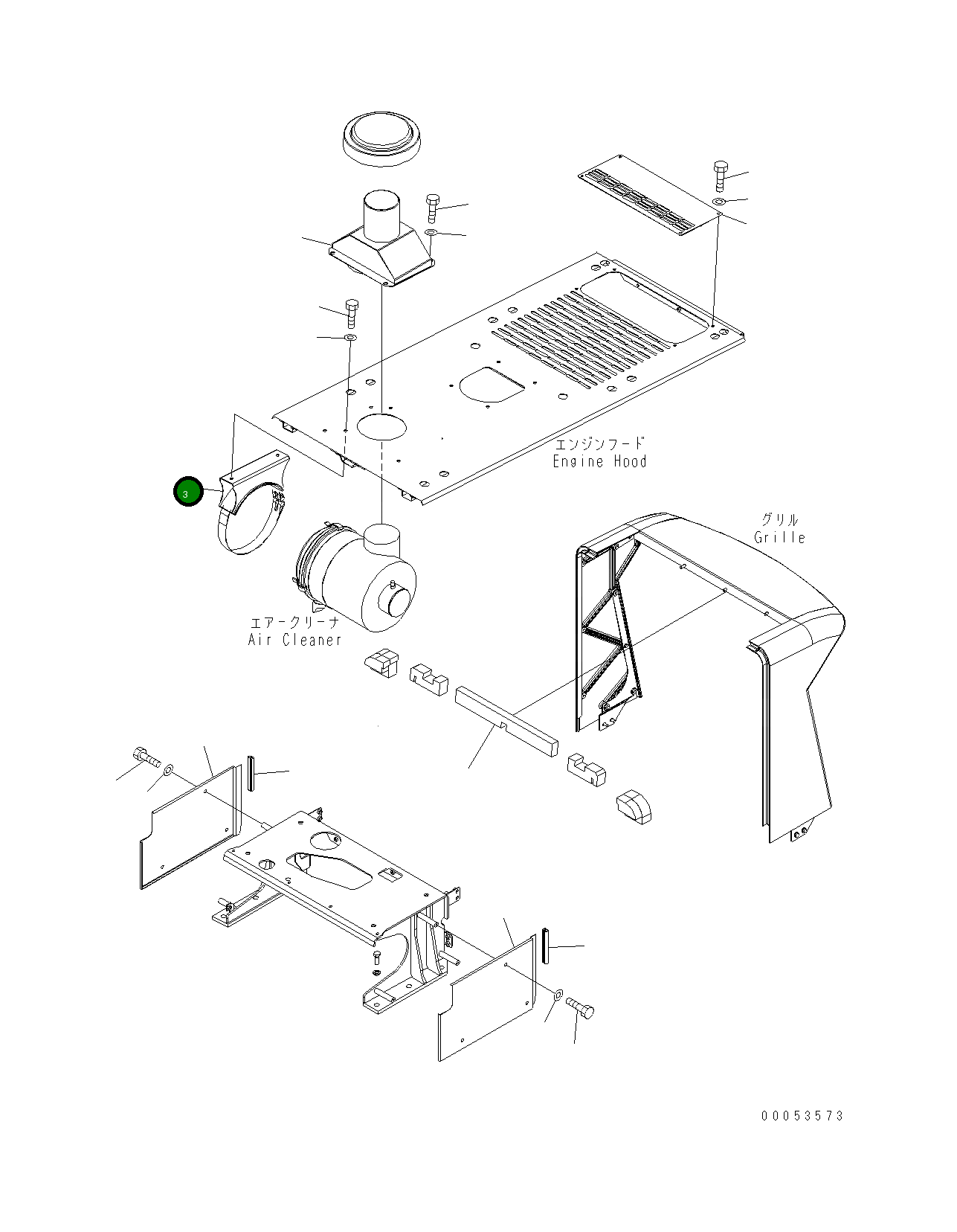Кронштейн 421-54-41350 Komatsu