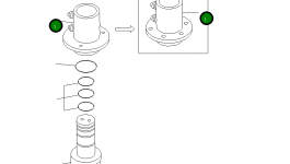 Корпус 23D-60-34610 Komatsu