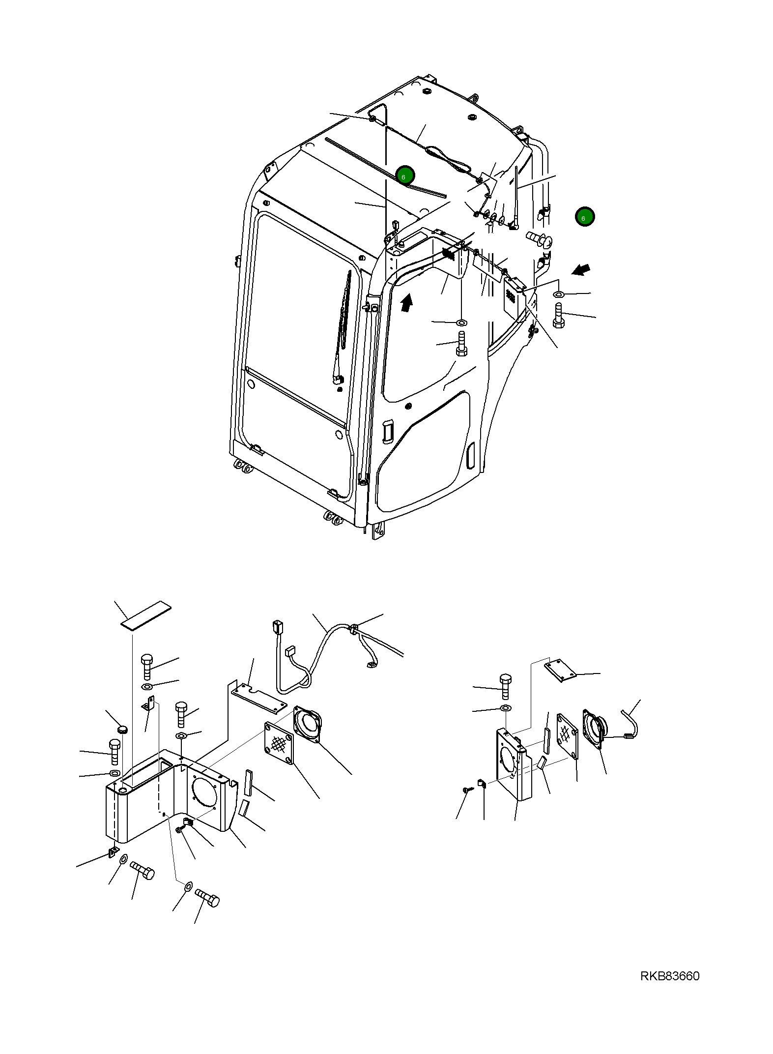Лента 22U-43-R2430 Komatsu