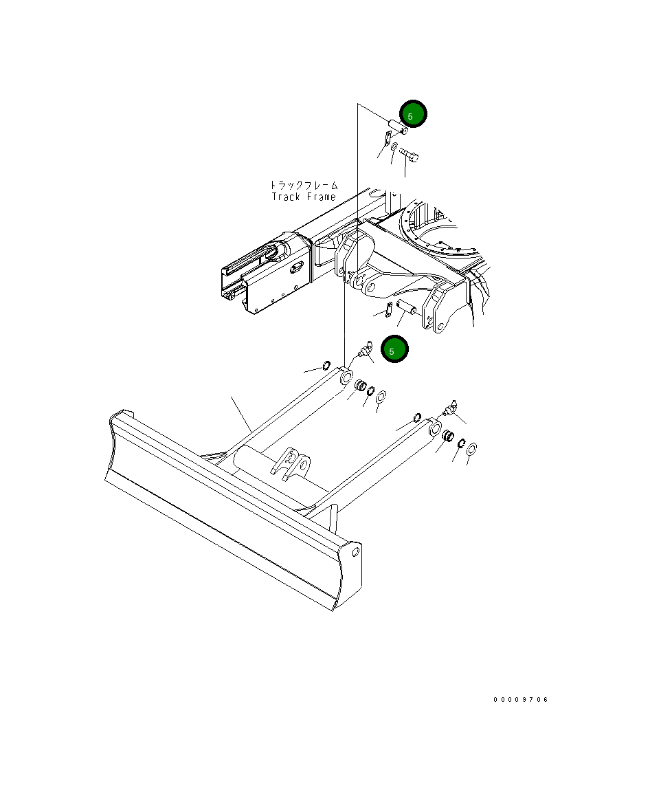 Палец 22F-71-21120 Komatsu
