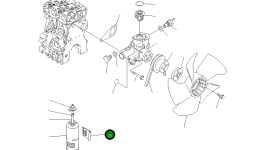 Кронштейн YM121256-44600 Komatsu