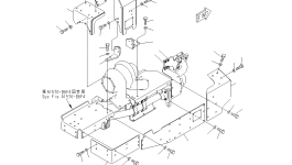 Кронштейн 6245-11-7430 Komatsu