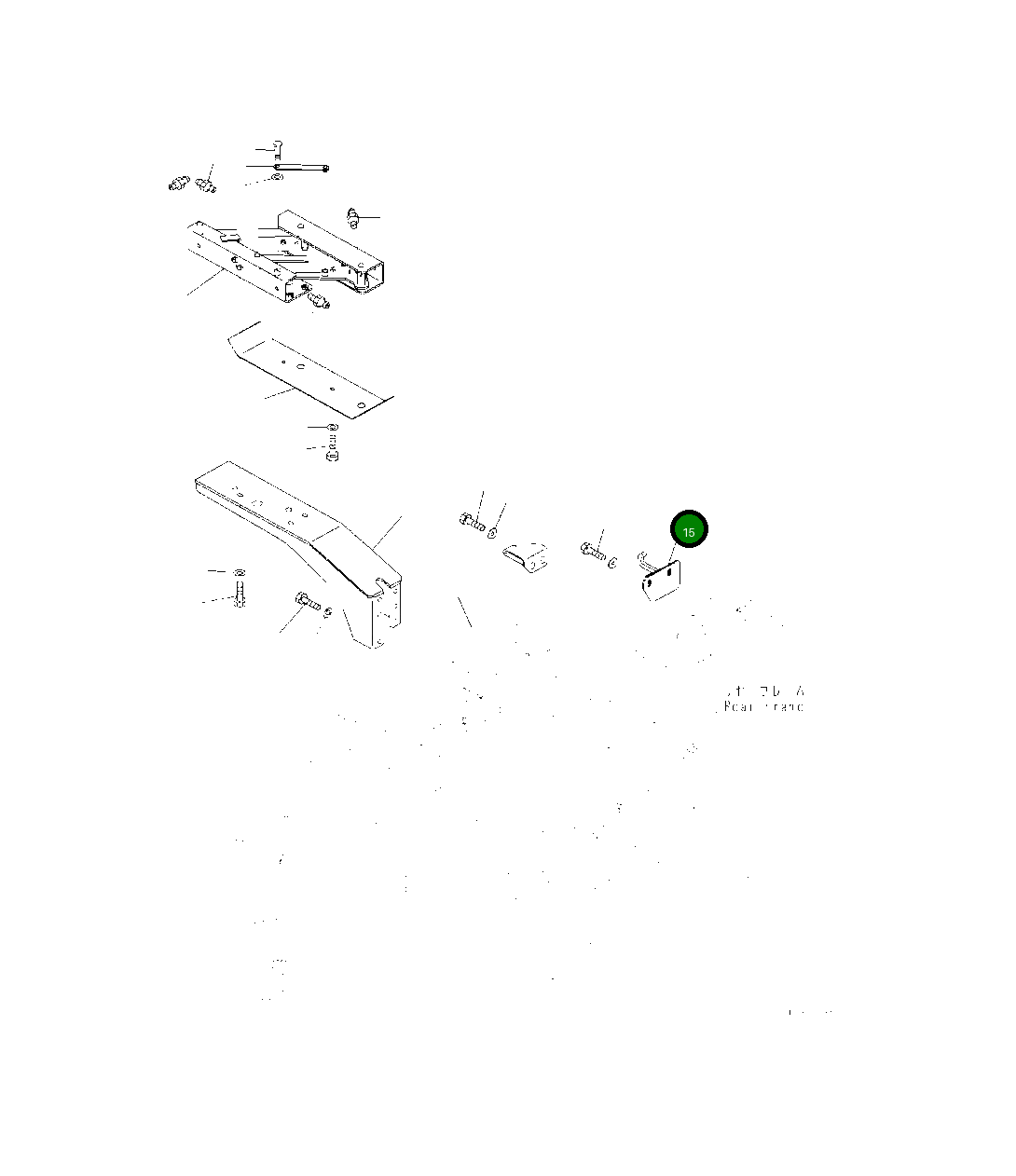 Кронштейн 423-54-69682 Komatsu