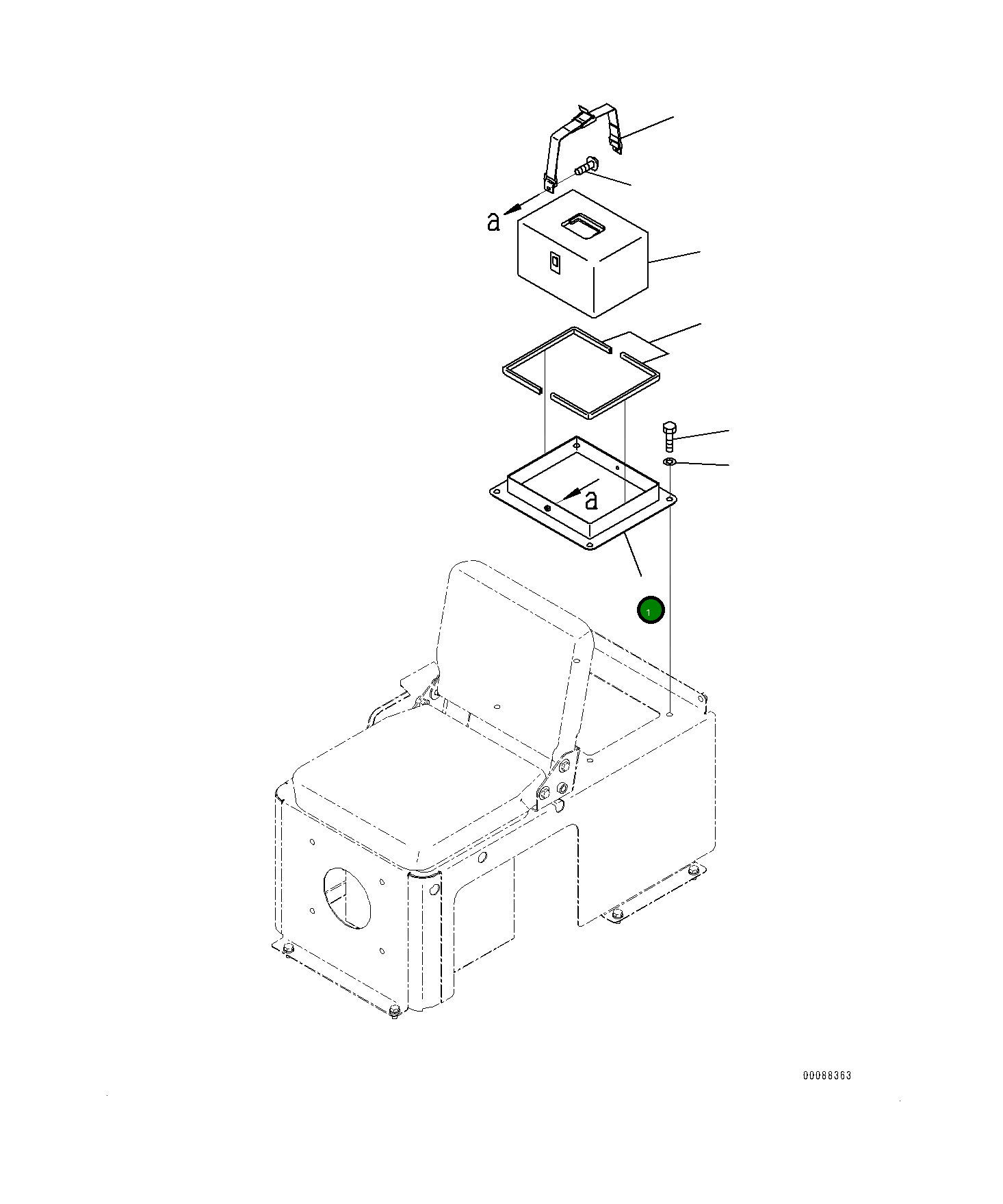 Кронштейн 566-98-82510 Komatsu