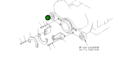 Кронштейн 569-89-82130 Komatsu