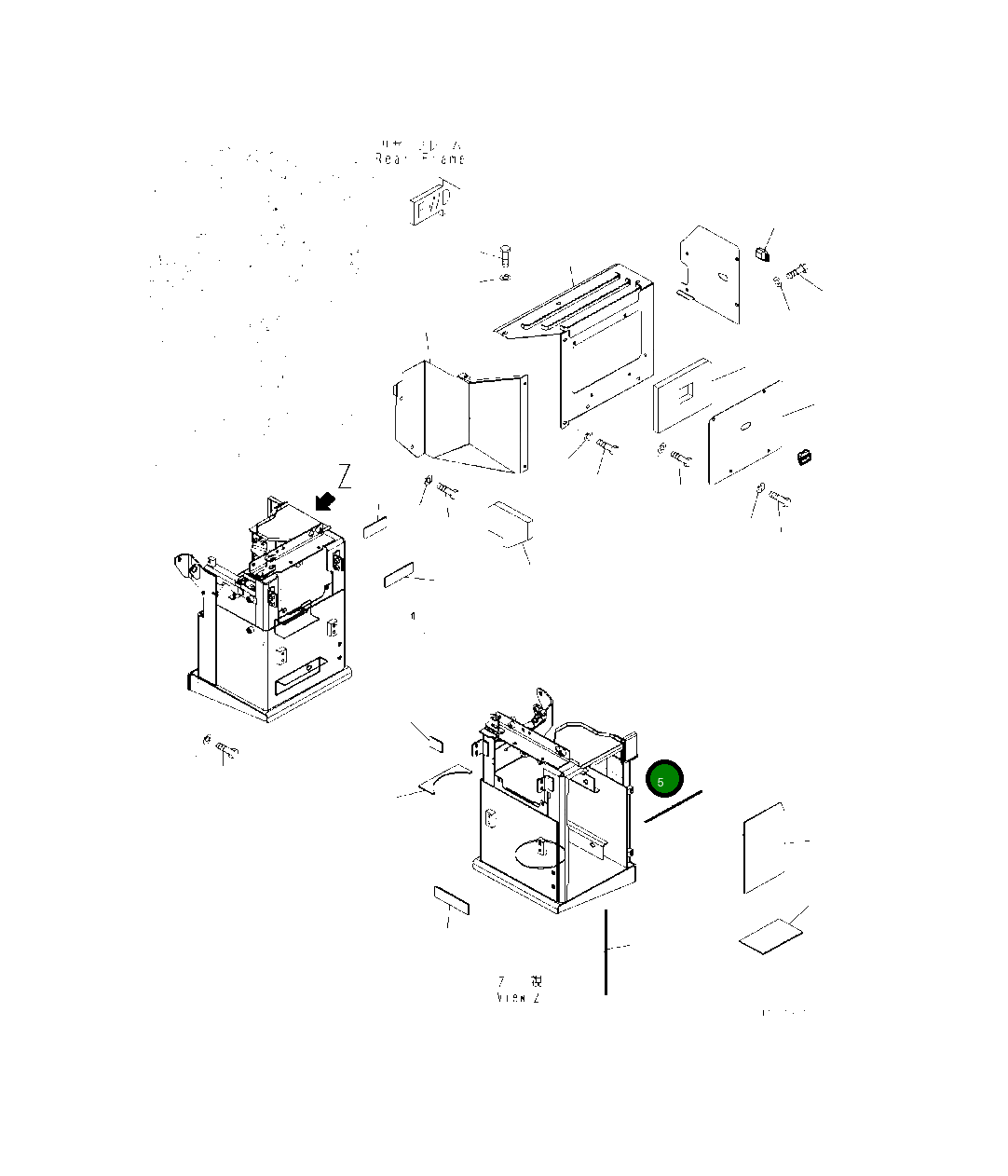 Лист 419-02-62921 Komatsu