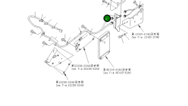 Кронштейн 569-44-88310 Komatsu