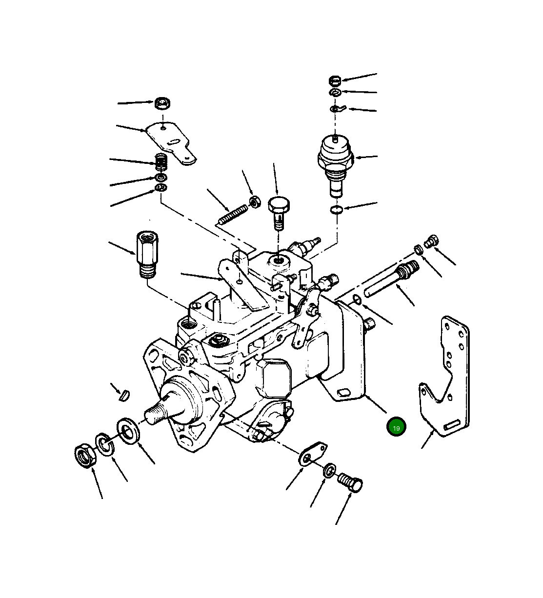 Кронштейн 1240 751 H1 Komatsu