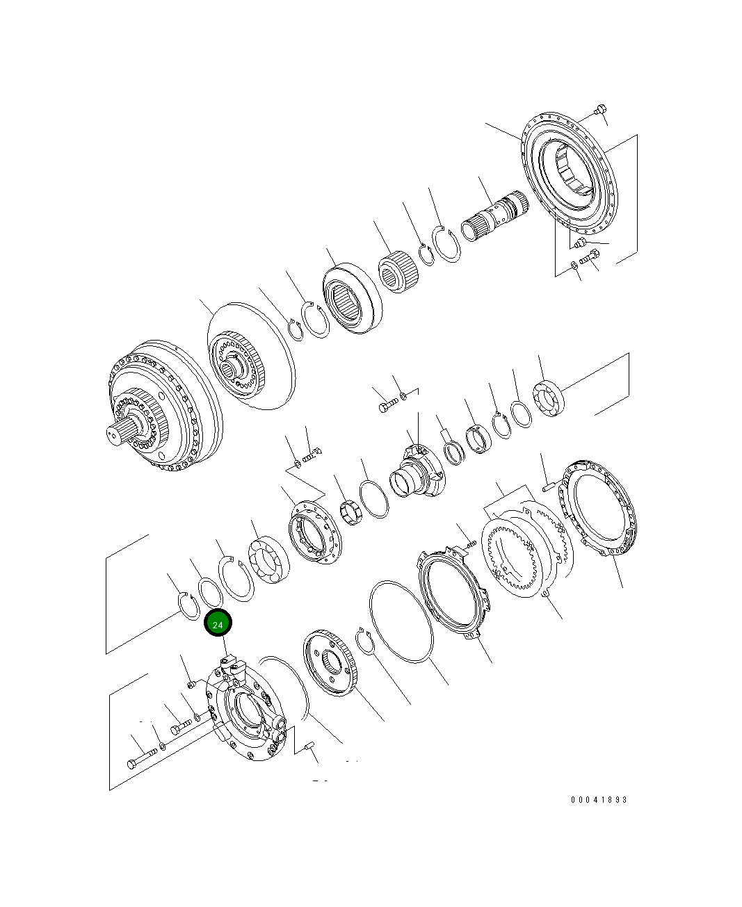 Корпус 17A-13-44110 Komatsu