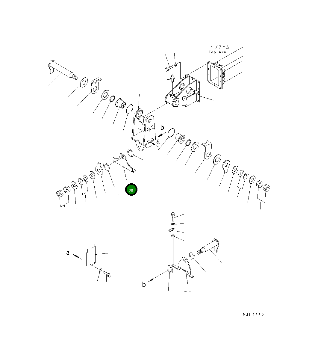 Кронштейн 203-957-4640 Komatsu