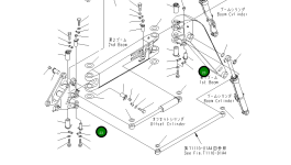 Палец 21Y-70-14560 Komatsu