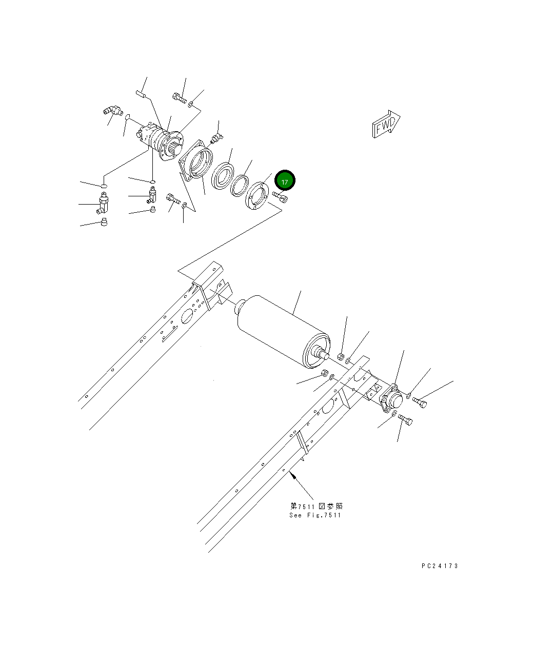 Колпак 8248-75-2580 Komatsu