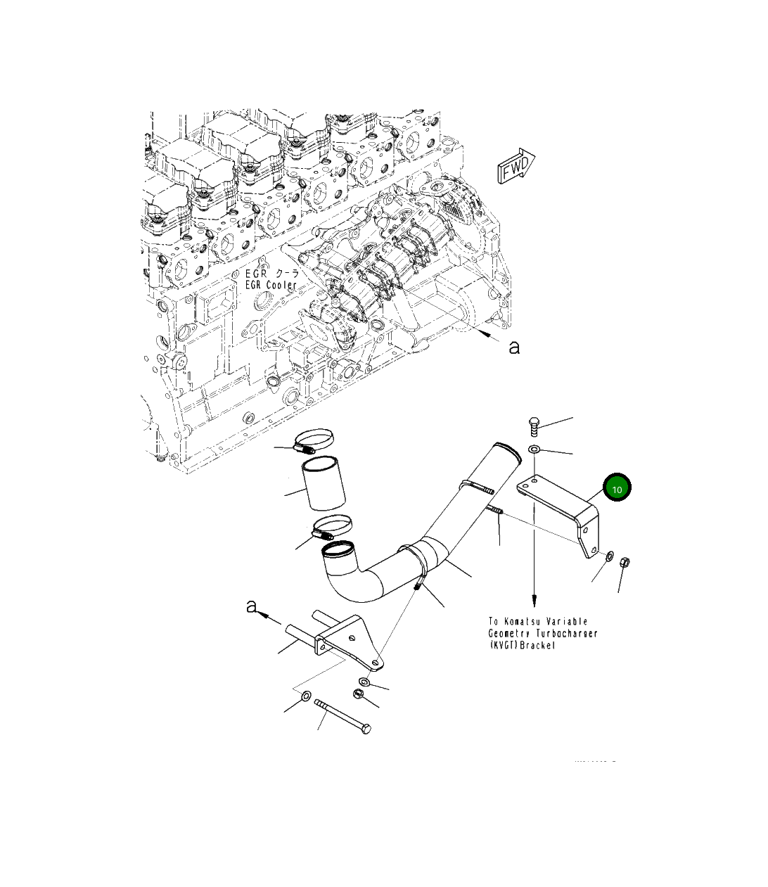 Кронштейн 421-01-51140 Komatsu