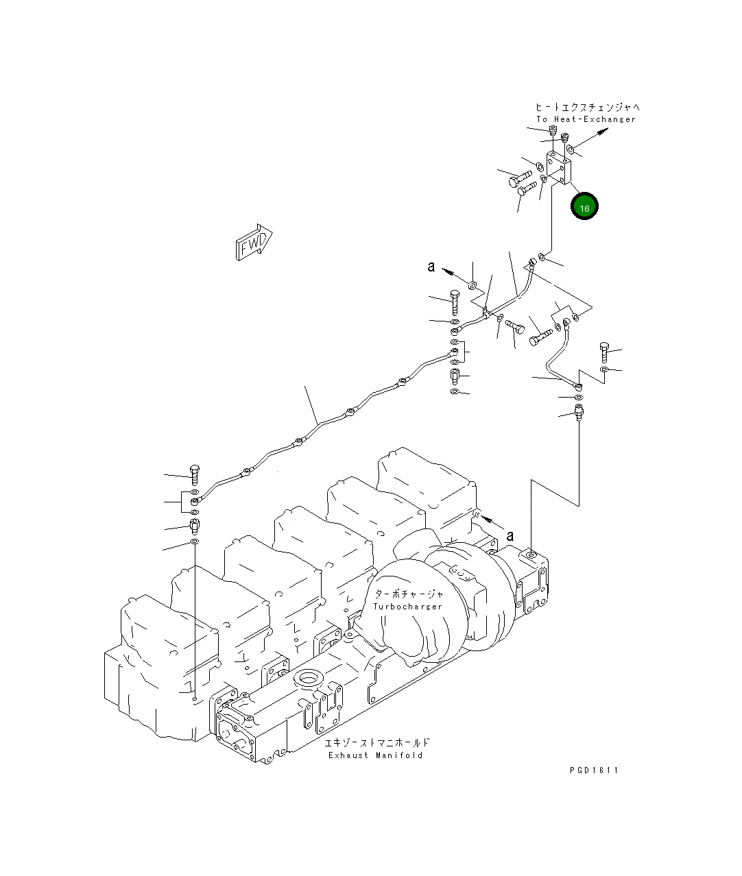 Корпус 6212-65-6910 Komatsu