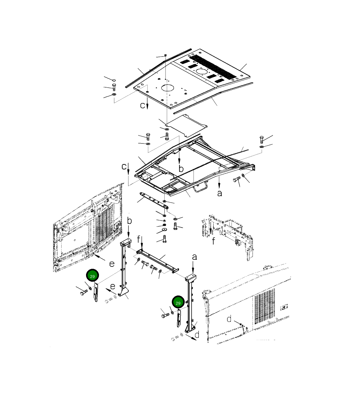 Направляющая 421-54-53560 Komatsu