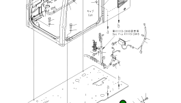 Кронштейн 22U-54-21960 Komatsu