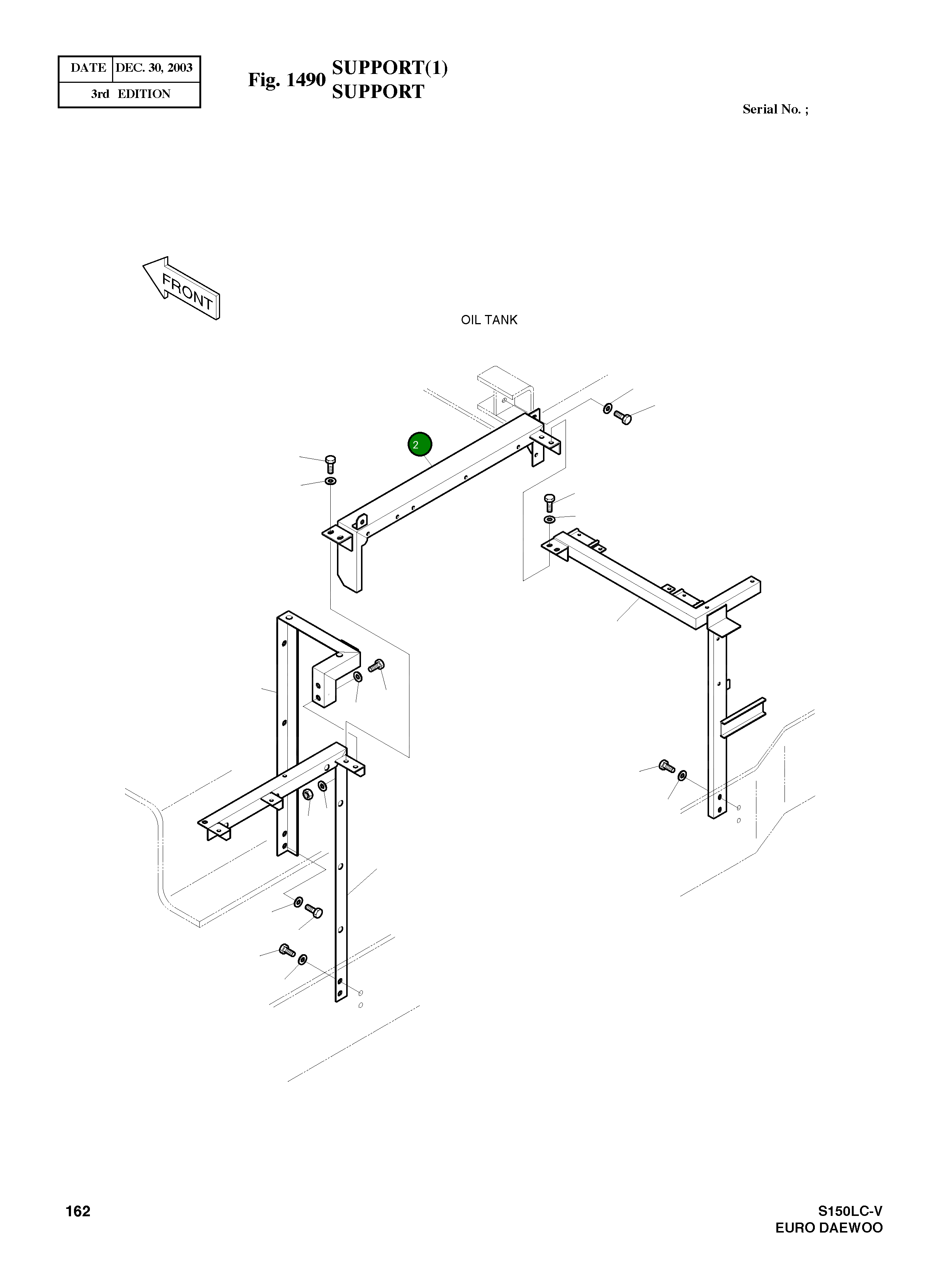 Опора 2197-1511A Komatsu