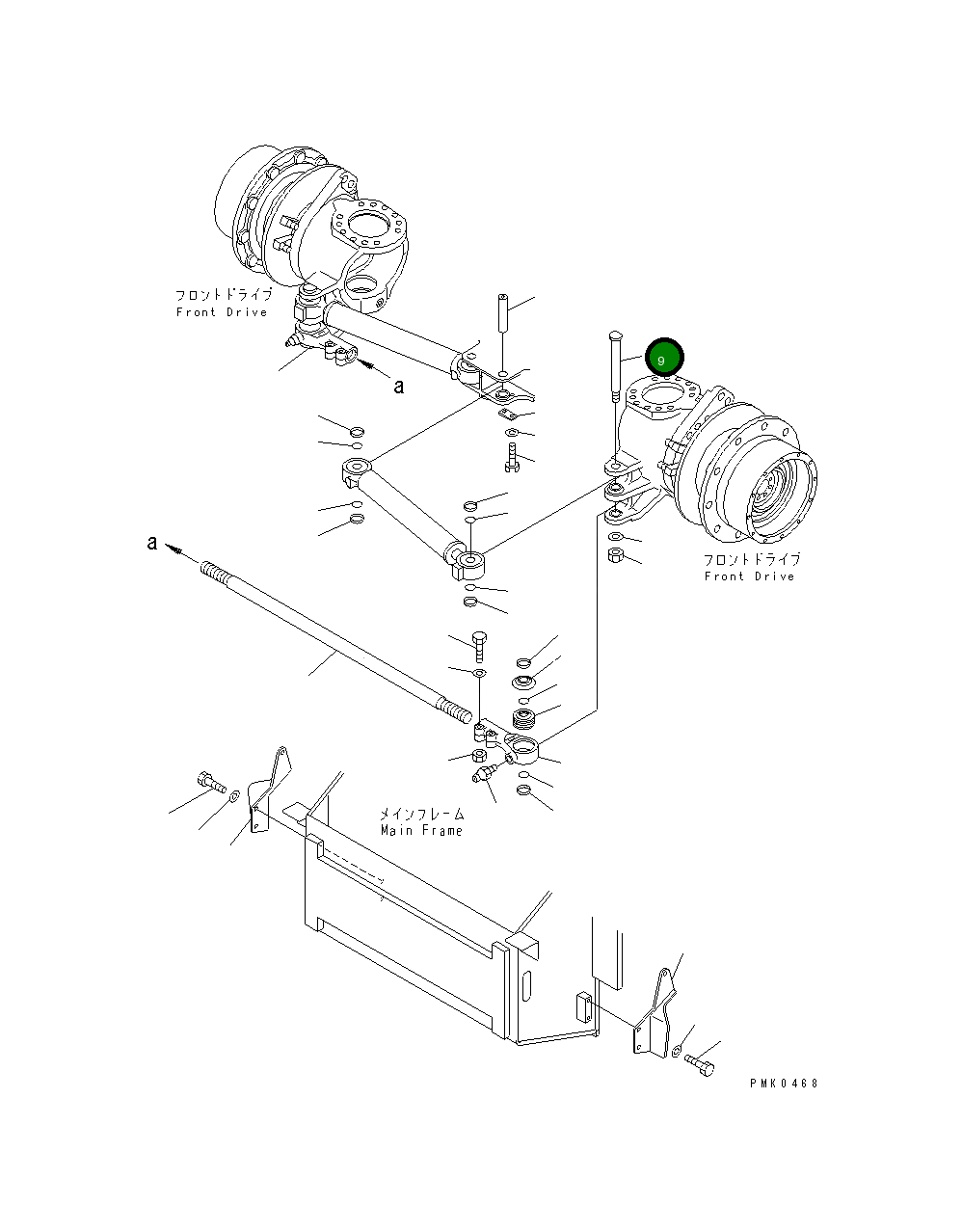 Палец 21J-40-11180 Komatsu