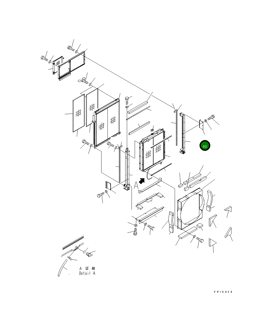 Кронштейн 21M-03-15310 Komatsu