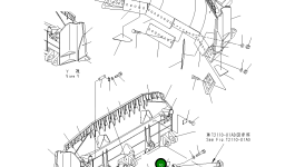 Кронштейн 195-71-71182 Komatsu
