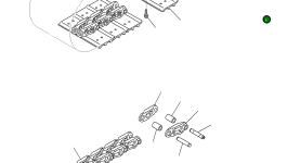 Палец 22L-09-R9070 Komatsu