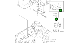 Кронштейн 6137-12-5760 Komatsu