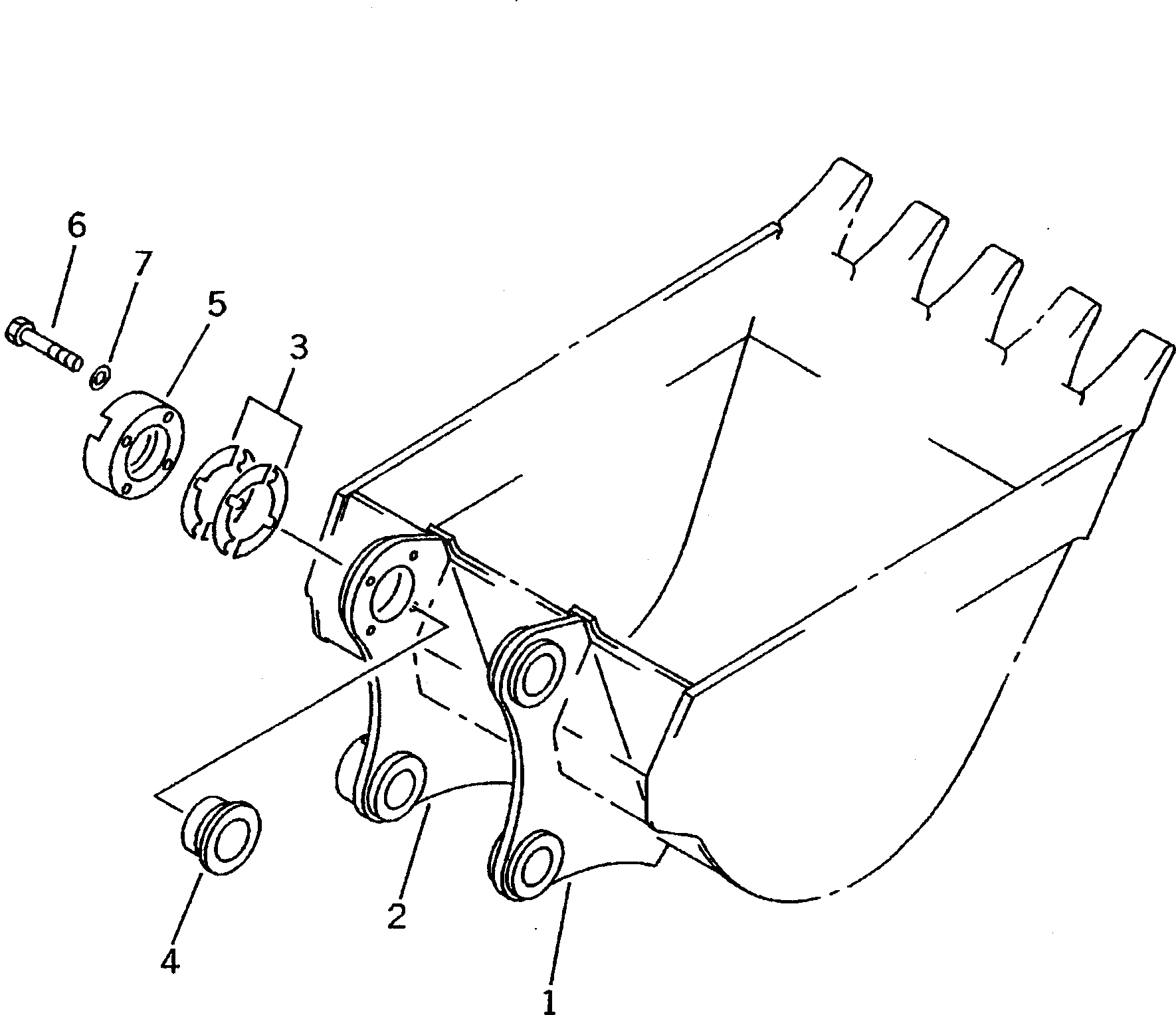 Кронштейн 20Y-920-1320 Komatsu