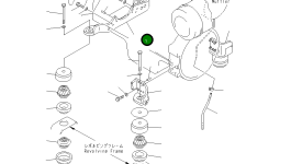 Кронштейн 208-01-K2010 Komatsu