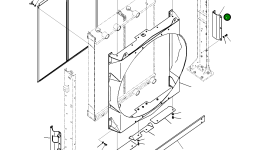 Кронштейн 21M-03-21420 Komatsu