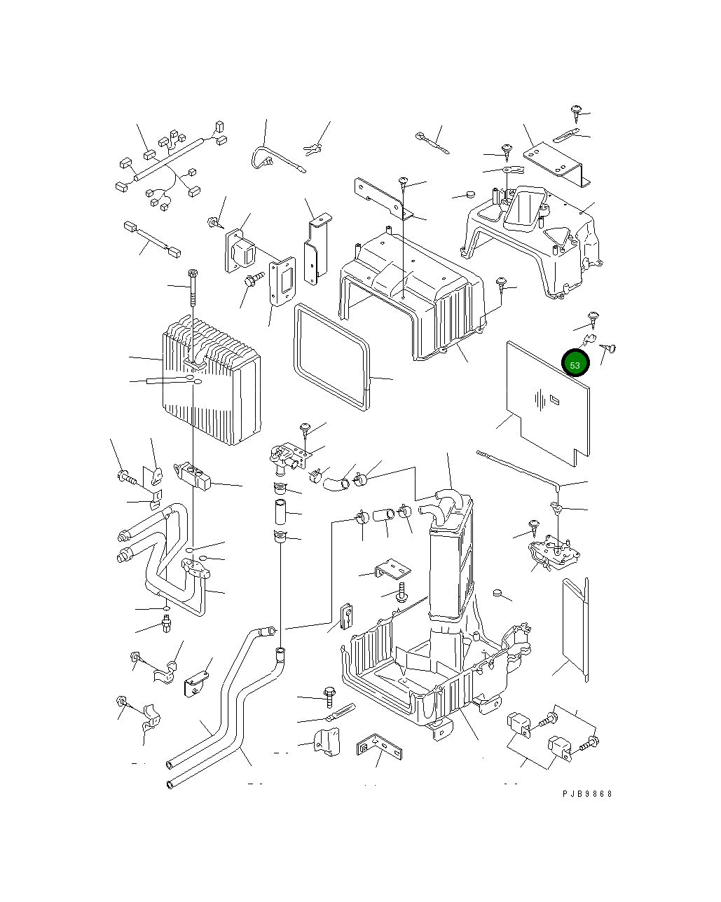 Кронштейн ND146525-7190 Komatsu