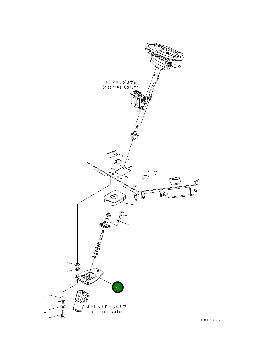 Кронштейн 416-40-32130 Komatsu