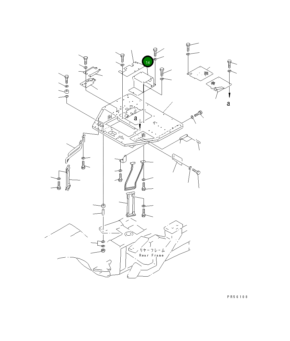 Кронштейн 234-807-5140 Komatsu