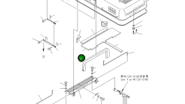 Лист 208-54-61980 Komatsu
