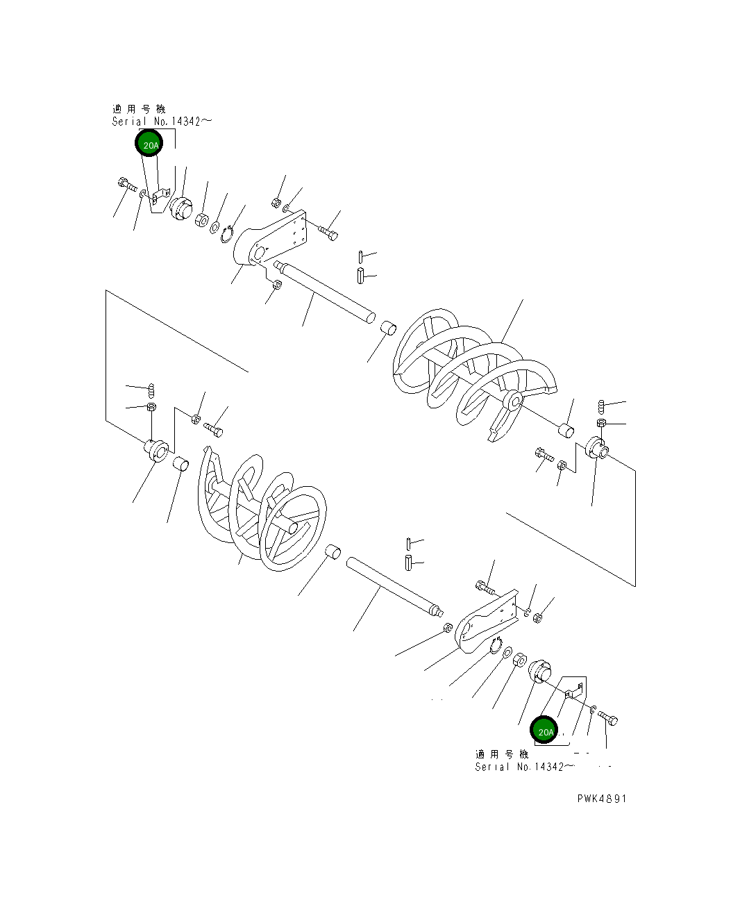 Колпак TA53514720 Komatsu