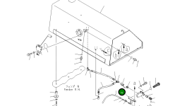 Кронштейн 154-04-75190 Komatsu