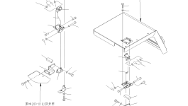 Кронштейн 418-54-34613 Komatsu